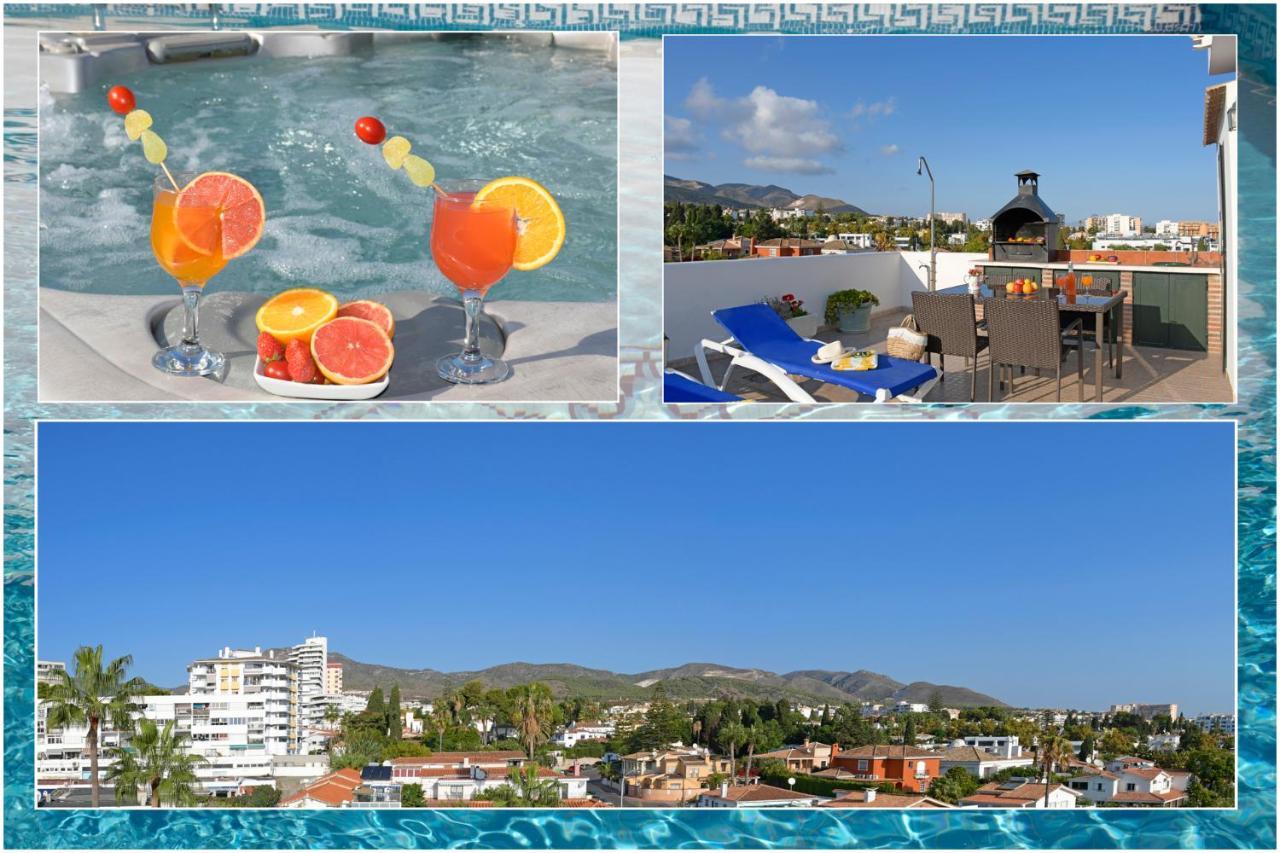 Isla De Benalmadena 1, Jacuzzi, 80M From The Sea, Ac, Bbq, Private Parking, Big Terraceアパートメント エクステリア 写真